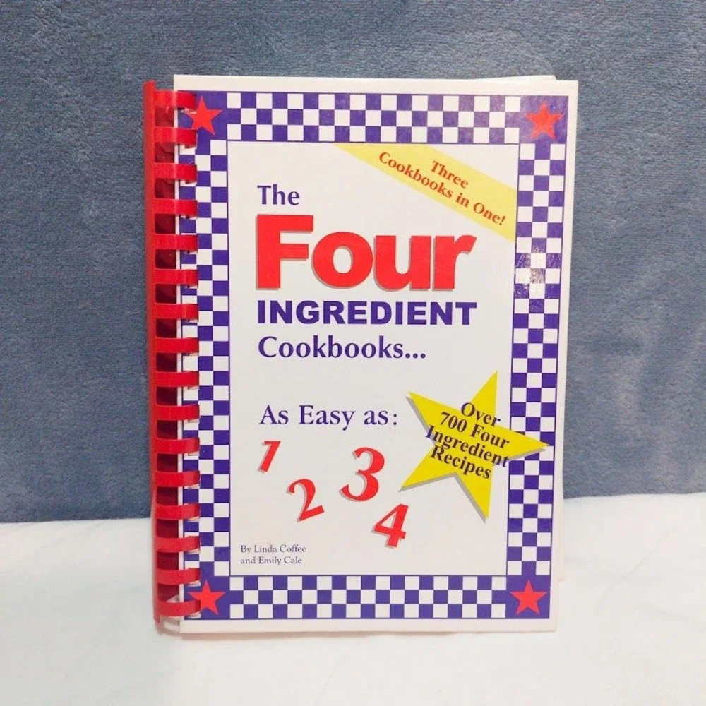 The Four Ingredient Cookbooks Linda Coffee Emily Cale 3-in-1 Comb Bound 2000